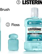 Listerine Cool Mint Mild Taste ustna voda brez alkohola okus Cool Mint 1000 ml