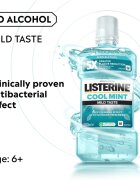 Listerine Cool Mint Mild Taste ustna voda brez alkohola okus Cool Mint 500 ml