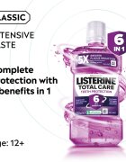 Listerine Total Care Teeth Protection ustna voda za popolno zaščito zob 6 v 1 Clean Mint 250 ml