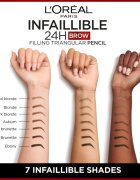 L’Oréal Paris Infaillible 24h Filling Triangular Pencil natančni svinčnik za obrvi vodoodporna odtenek Dark Blonde 1 ml