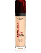 L’Oréal Paris Infaillible 32H Fresh Wear dolgoobstojni tekoči puder odtenek 100 Warm Doré 30 ml