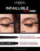 L’Oréal Paris Infaillible Grip 36h Gel Automatic Liner gelasti svinčnik za oči z aplikatorjem odtenek 07 Turquoise Faux Fur 0.4 g