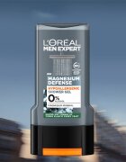 L’Oréal Paris Men Expert Magnesium Defence hipoalergenski gel za prhanje za moške 300 ml