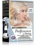 L’Oréal Paris Préférence Le Blonding Toner kislinski toner za nevtralizacijo medeninastih podtonov odtenek 01 Platinum Ice 1 kos