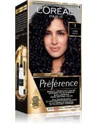 L’Oréal Paris Préférence permanentna barva za lase odtenek 1 Black 1 kos