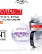 L’Oréal Paris Revitalift Filler dnevna krema za zapolnjenje gub proti staranju SPF 50 50 ml