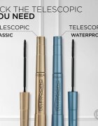 L’Oréal Paris Telescopic vodoodporna maskara odtenek Black 8 ml