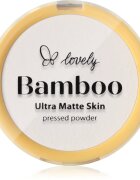 Lovely Bamboo Pressed Powder matirajoči puder odtenek Transparent 1 kos