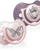 LOVI Botanic 6-18m duda Girl 2 kos
