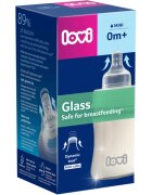 LOVI Glass steklenička za dojenčke 0m+ 150 ml
