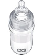 LOVI Glass steklenička za dojenčke 3m+ 250 ml