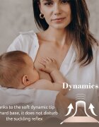 LOVI Mammafeel Dynamic Teat cucelj za stekleničko 6m+ MEDIUM 1 kos