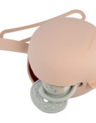 LOVI Silicone Soother Case 0+ m škatlica za dudo Nude 1 kos