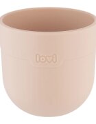LOVI Tableware Set with Cup jedilni set Nude 3 kos