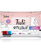 Luba Tuli 97% Water and Panthenol otroški nežni vlažni robčki 72 kos