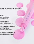 Lumene Lip Glow Oil Balm tonirno olje za ustnice SPF 30 odtenek 2 Marshmallow 10 ml