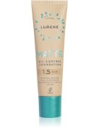 Lumene Matte Oil-Control matirajoči tekoči puder SPF 20 odtenek 15 Fair Beige / Fair 30 ml