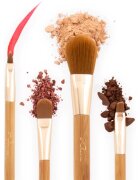 Luvia Cosmetics Bamboo Travel set čopičev potovalna