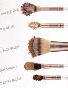 Luvia Cosmetics Daily Selection set čopičev z etuijem Prime Vegan