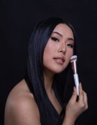 Luvia Cosmetics Elegance Angled Buffer večnamenski čopič za obraz 120 1 kos