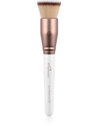 Luvia Cosmetics Prime Vegan Prime Buffer stožčasti čopič za tekoči puder Pearl White / Metallic Coffee Brown 1 kos