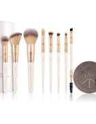 Luvia Cosmetics Prime Vegan set čopičev z etuijem Sparkling Wine 10 kos
