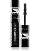 MAC Cosmetics MACStack Mascara Superstack Mega Brush Mini maskara za volumen in podaljšanje trepalnic mini odtenek Black 8 ml