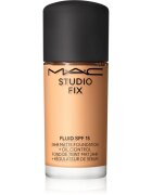 MAC Cosmetics Mini Studio Fix Fluid SPF 15 24HR Matte Foundation + Oil Control matirajoči tekoči puder SPF 15 odtenek NC20 15 ml