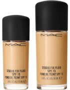 MAC Cosmetics Mini Studio Fix Fluid SPF 15 24HR Matte Foundation + Oil Control matirajoči tekoči puder SPF 15 odtenek NC20 15 ml