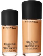 MAC Cosmetics Mini Studio Fix Fluid SPF 15 24HR Matte Foundation + Oil Control matirajoči tekoči puder SPF 15 odtenek NW15 15 ml