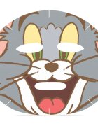 Mad Beauty Tom & Jerry Sheet Mask - Tom vlažilna tekstilna maska s hialuronsko kislino 1 kos