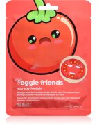Mad Beauty Veggie Friends Tomato maska iz platna z antioksidacijskim učinkom 25 ml