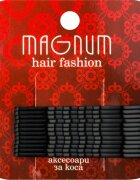 Magnum Hair Fashion lasnice za lase črna 12 kos