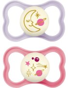 MAM Air Night 16m+ duda Purple/ Pink 2 kos