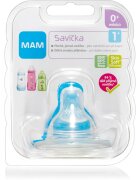 MAM Baby Bottles Teat V1 cucelj za stekleničko Slow Flow 0m+ 1 kos