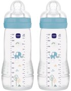 MAM Easy Active™ Baby Bottle steklenička za otroke 4m+ Blue 2x330 ml