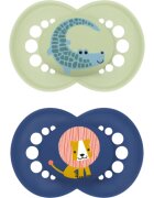 MAM Original 6+ months duda Green / Blue 2 kos