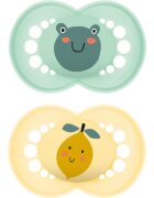 MAM Original 6+ months duda Mint/ Yellow 2 kos