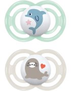 MAM Perfect 6+ months duda Mint/ Grey 2 kos