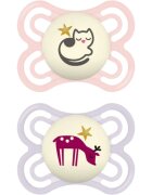 MAM Perfect Night 0+ months duda Pink/ Purple 2 kos