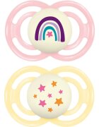 MAM Perfect Night 16+ months duda Pink/ Yellow 2 kos
