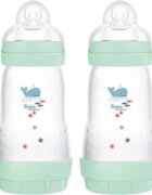 MAM Perfect Star Anti-colic Bottle antikolična steklenička 2m+ Mint 2x260 ml