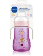 MAM Trainer Night steklenička Violet 4m+ 220 ml