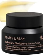 Mary&May Idebenone + Blackberry Complex Intensive Total Care Cream posvetlitvena vlažilna krema proti gubam 70 g