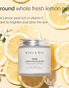 Mary&May Lemon Niacinamid vlažilna in posvetlitvena maska 125 g