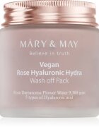 Mary&May Rose Hyaluronic Hydra Wash off Pack intenzivno vlažilna maska za obraz s pomirjajočim učinkom 125 g