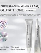 Mary&May Tranexamic Acid + Glutathione Eye Cream krema proti gubam za predel okoli oči za redukcijo oteklin in temnih kolobarjev 30 g