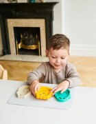 Matchstick Monkey Animal Snack Mat jedilni set za otroke Monkey Lion & Giraffe 3 kos