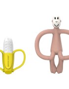 Matchstick Monkey Banana Soother & Monkey Teether darilni set za otroke 1 kos
