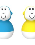 Matchstick Monkey Endless Bathtime Fun Wobblers igrača za v vodo Blue & Yellow 2 kos